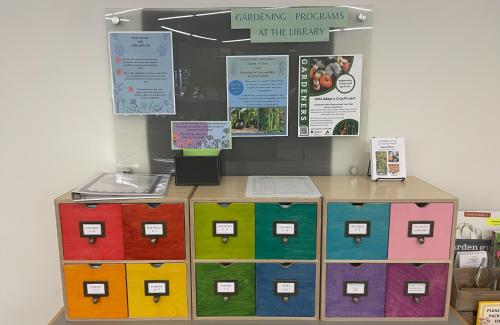 Seed Library cabinet 