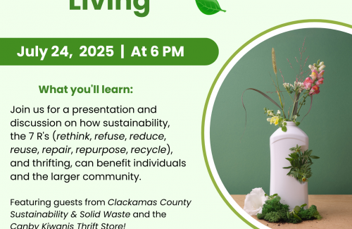 sustainability presentation flyer 