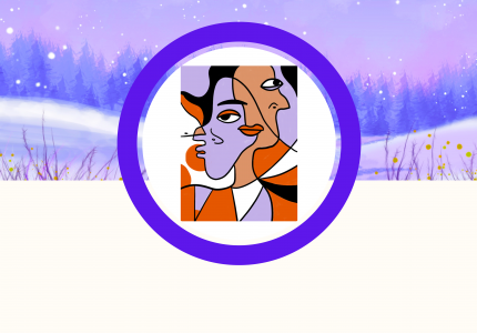 Image of Picasso like art with multiple colors. 