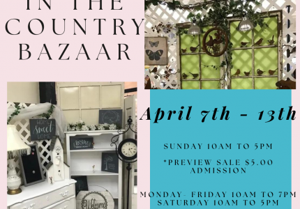 2024 Spring In The Country Bazaar