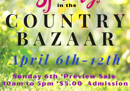 2025 Spring in The Country Bazaar