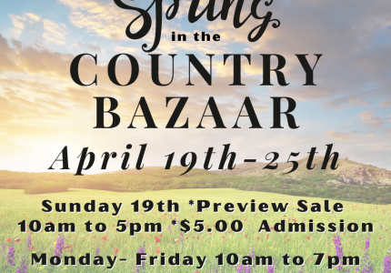 2026 Spring In The Country Bazaar