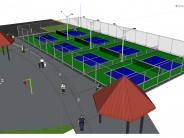 Pickle ball courts 