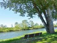 riverside bench