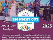 2025 21 Turns Band- Big Night Out Street Dance