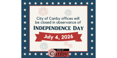 July 4th City offices Closed