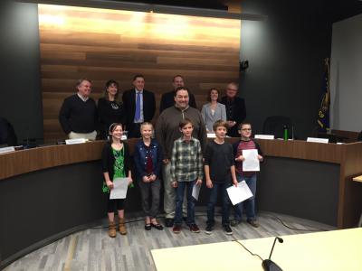 City Council and Lee Students