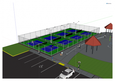 Pickle ball courts