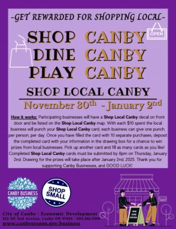 Shop Local Canby 2024