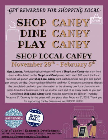 2025 Shop Local Canby