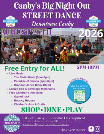 2026 Big Night Out Street Dance Flyer