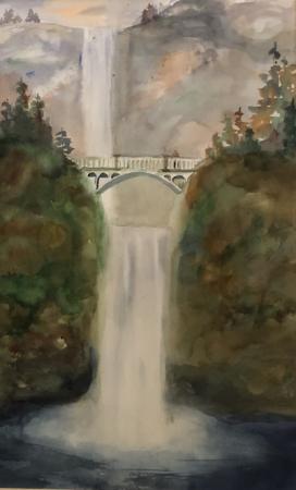 waterfall Multnomah Falls
