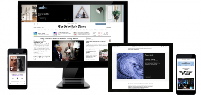 screen images of different devices
