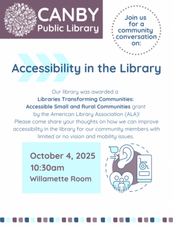 community conversation flyer 