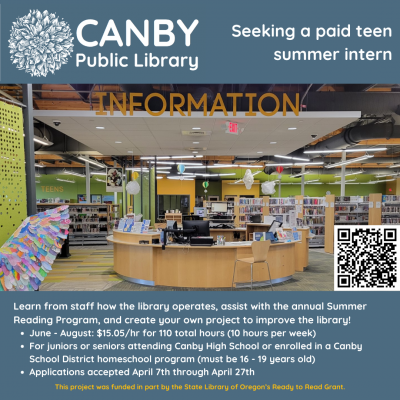 Summer Teen Intern Recruitment