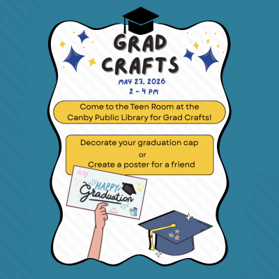 blue background with a graduation cap and stars