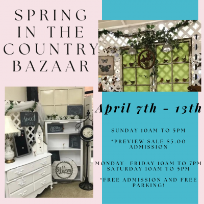 2024 Spring In The Country Bazaar