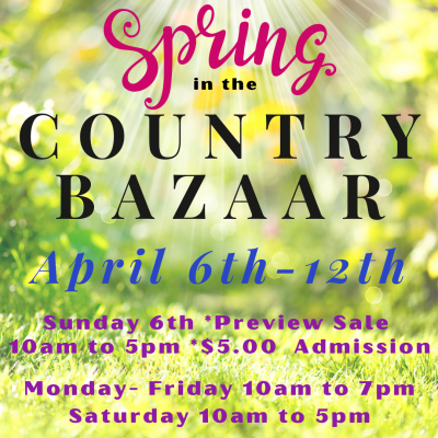 2025 Spring in The Country Bazaar