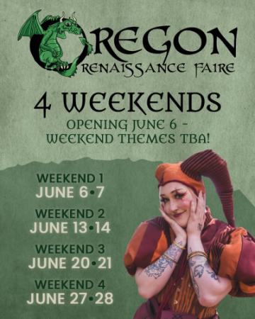 2026 Oregon Renaissance Faire