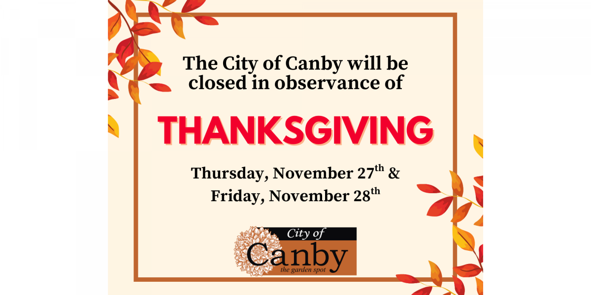 2025 Thanksgiving Closure