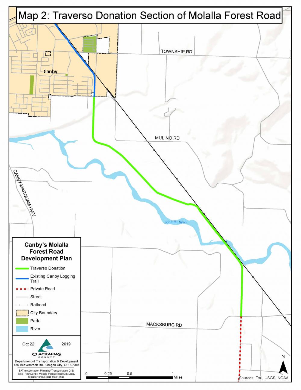 Molalla Forest Road Traverso Section Canby OR