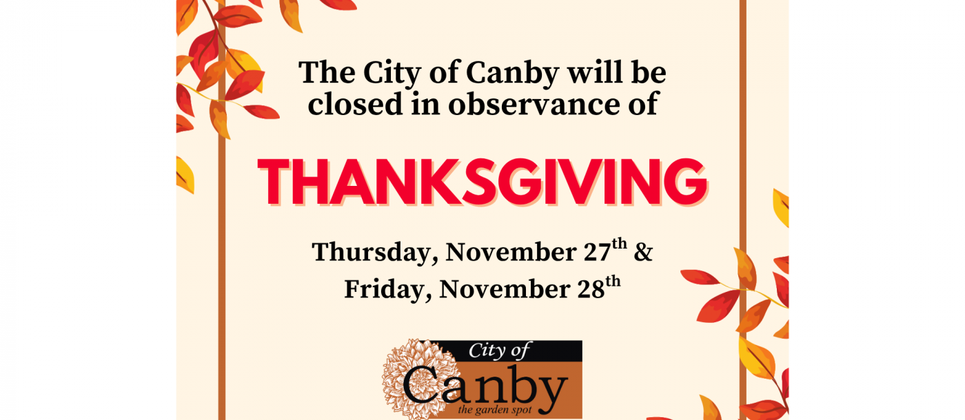 2025 Thanksgiving Closure