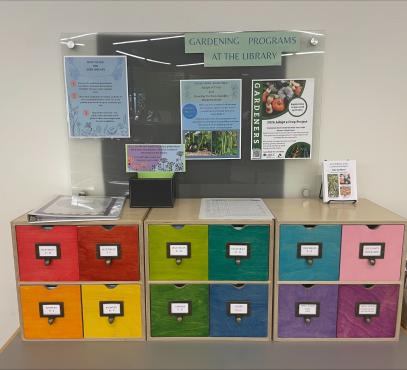 Seed Library cabinet 