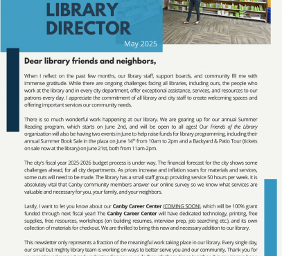 library director newsletter