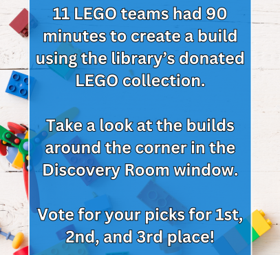 white background with scattered LEGO bricks
