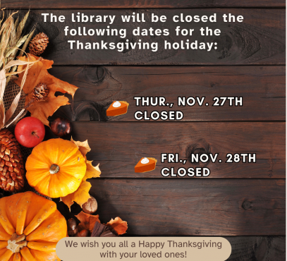 dark brown wooden slat backdrop with bright orange pumpkins and dried ears on corn scattered festively on the left side