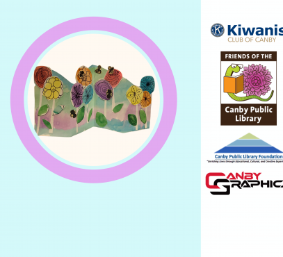 watercolor project with bees and flowers