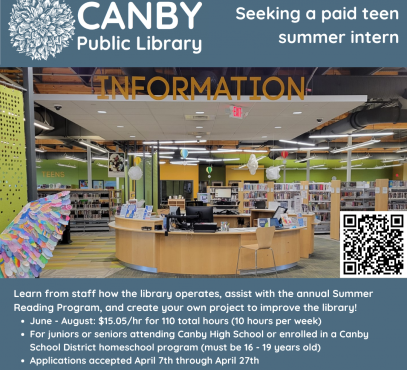 Summer Teen Intern Recruitment 